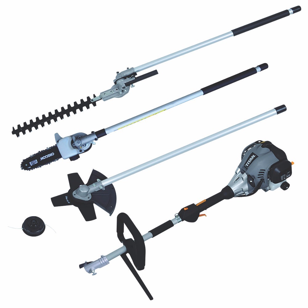 Petrol Landscaping garden MultiTool Titan TTK587GDO 25.4cc (strimmer