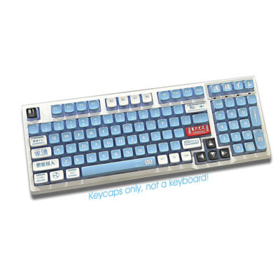 Anime PBT Keycaps Set EVANGELION Proto Tpye Unit 00 for MX Mechancial Keyboards