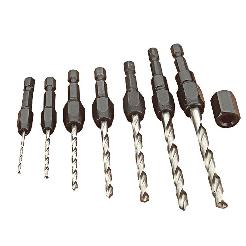 PolyTech 40020 Snappy 7Piece Drill Bit & Adapter Set eBay