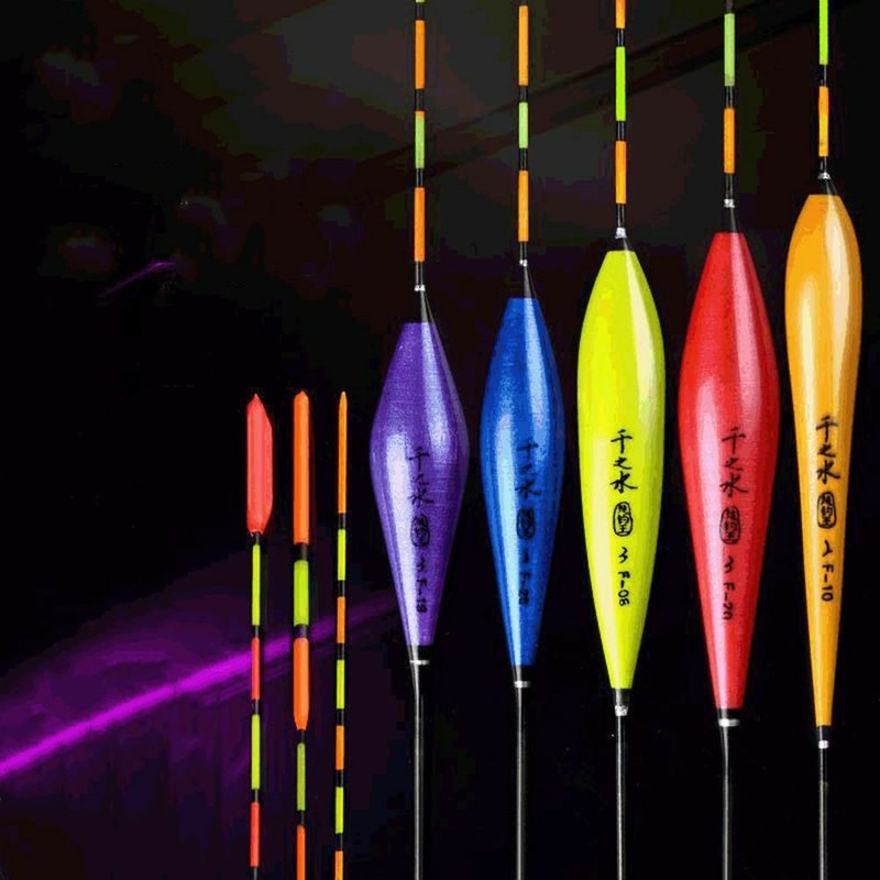 pesca Dischi da pesca Boa d'acqua dolce Bobber di balsa Galleggianti da pesca