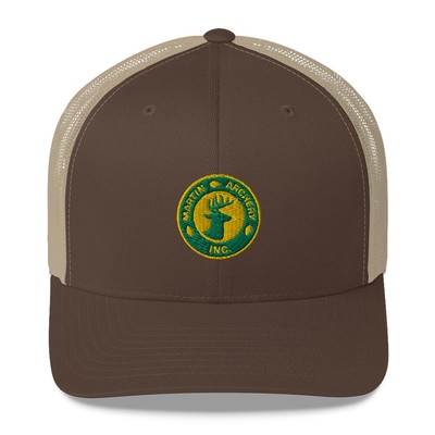 Retro Martin Recurve Bow Hunting Traditional Trucker Cap