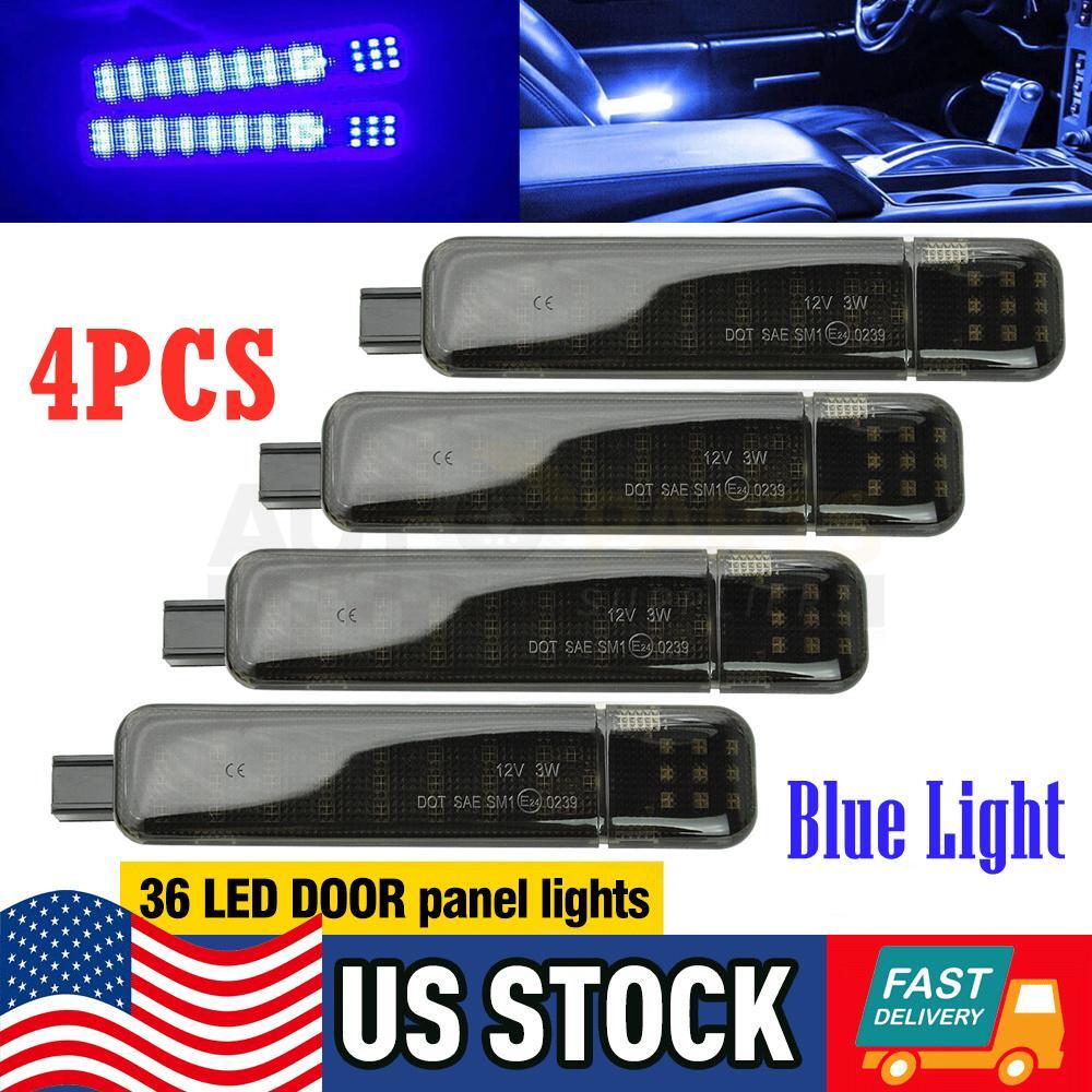 4PCS Door LED Light For Silverado Suburban Chevy Tahoe GMC Yukon Sierra Courtesy