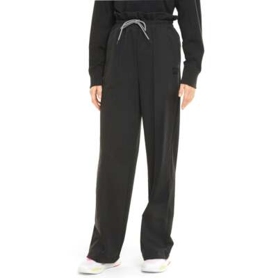 

Puma Infuse Paperbag Pants Womens Size  Casual Athletic Pants 530266-01, Черный, Puma Infuse Paperbag Pants