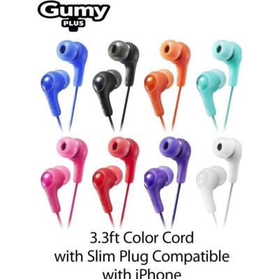 JVC Gumy in Ear Earbud Headphones - HAFX7