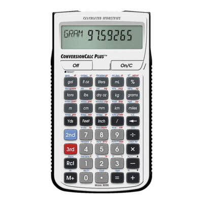 CALCULATED INDUSTRIES 8030 Conversion Calculator,3'' W,5.7'' H 22UN70