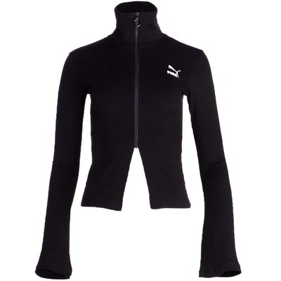 

Куртка Puma Classics Ext Ribbed Женская Черная Повседневная Спортивная Верхняя Одежда 536282-01, Черный, Puma Classics Ext Ribbed Jacket