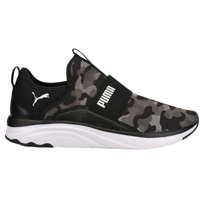 

Женские кроссовки Puma Softride Sophia Camo Slip On Running Size 11 M Athletic Sh, Черный, Puma Softride Sophia Camo Slip On Running