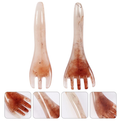 2pcs Board Skin Scraping Massage Hair Scalp Massager Muscle Scraping Tools