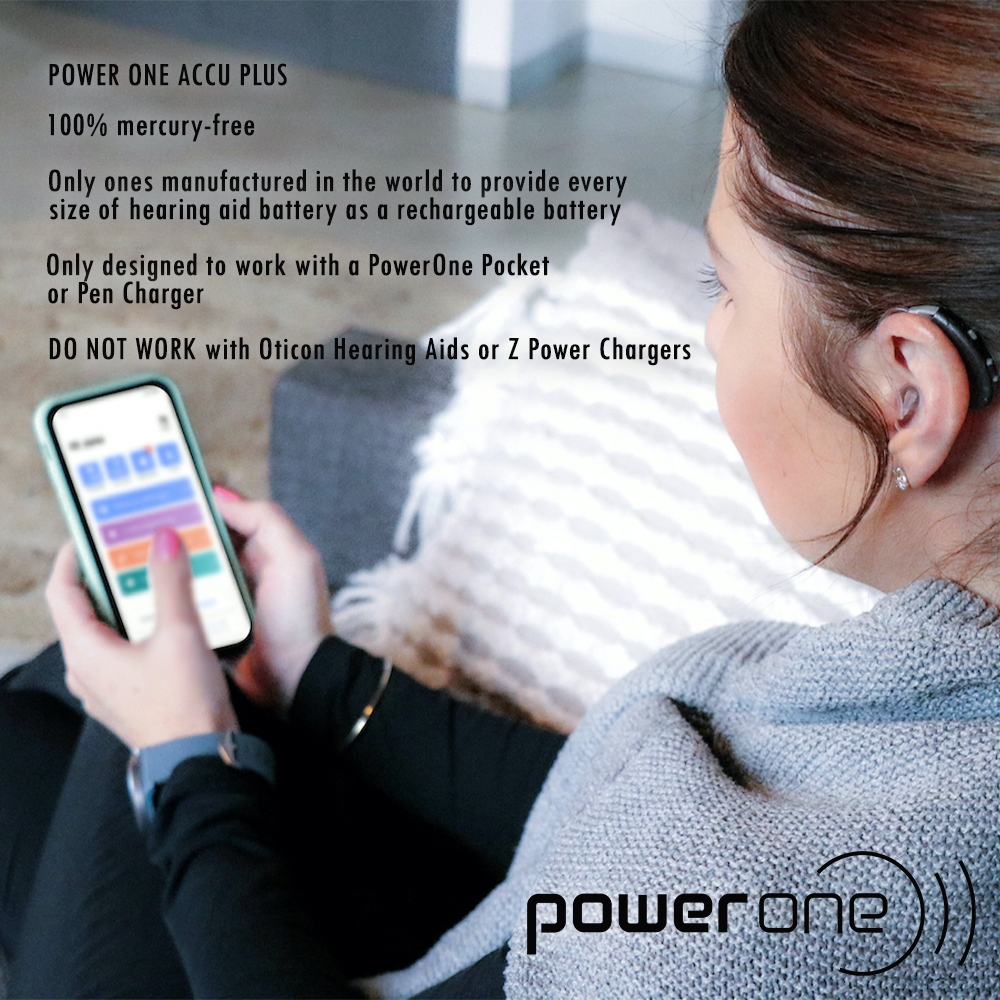 ️ Слуховой аппарат Power One ACCU plus p13 Hearing Aid Rechargeable