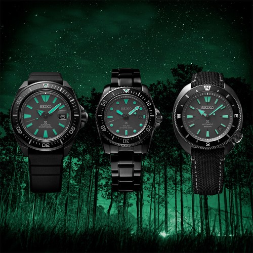 Pre-owned Seiko Prospex King Samurai Srph97k1 Black Series Automatic Limited