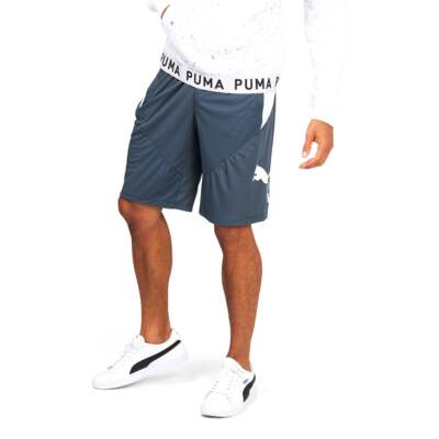 Puma Cat Shorts Мужские синие повседневные спортивные штаны 58627817