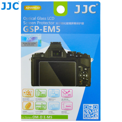 JJC GSP-EM5 LCD Screen Guard Protector PET Film For OLYMPUS OM-D E-M5 