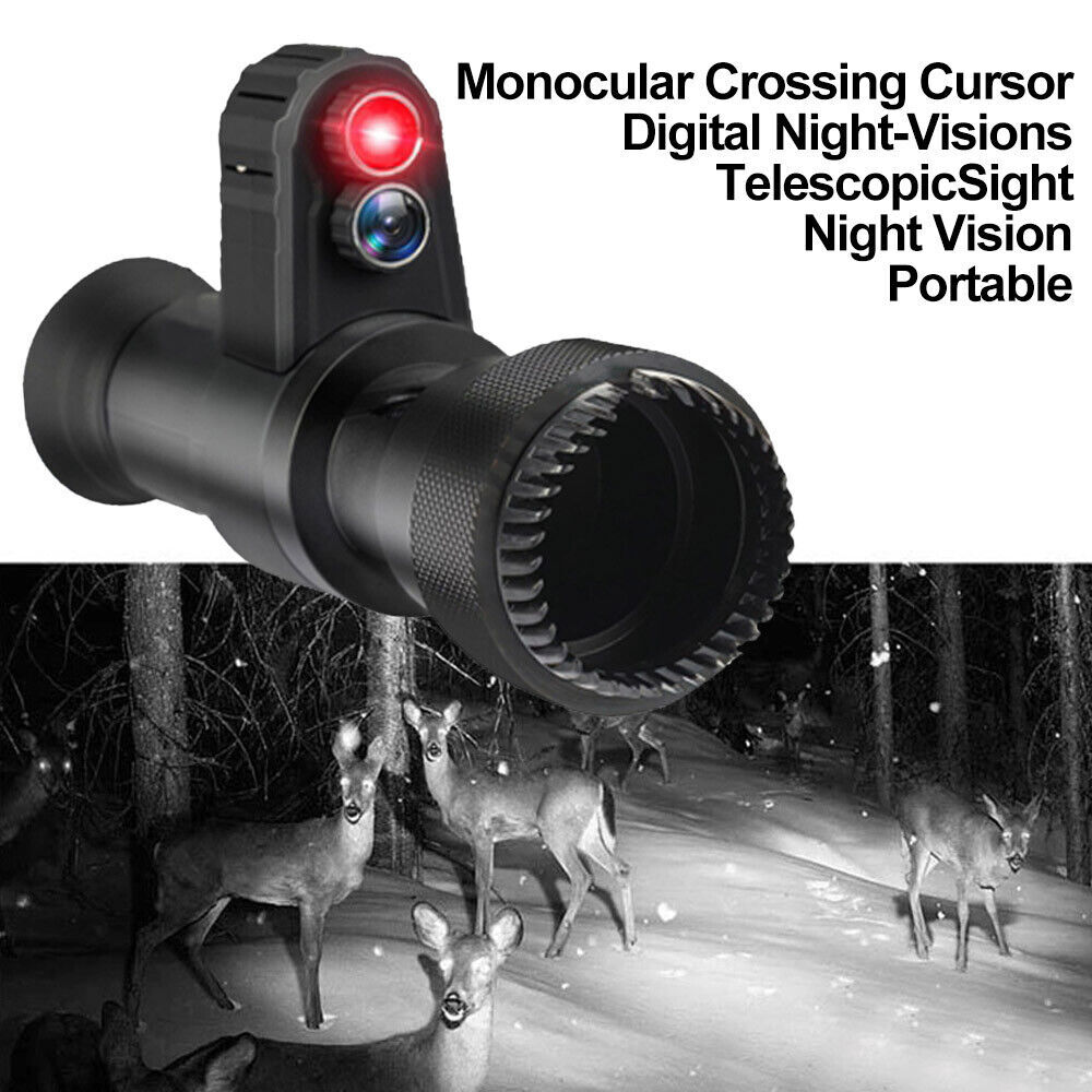 500M Digital Night Vision Monocular 850nm Cross Cursor Infrared Scope ...