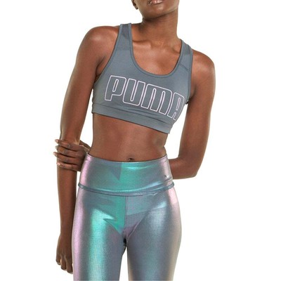 

Женское спортивное бра Puma 4Keeps Mid Impact серое повседневное 520306-42, Grey