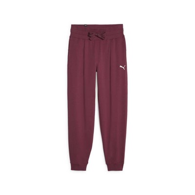 Женские красные повседневные спортивные брюки с завышенной талией Puma Her 67600622