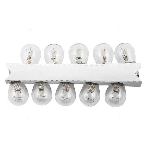 10 Piece Set of Clear Light Bulbs Ten 1157 Type Lamp Pack Replacements