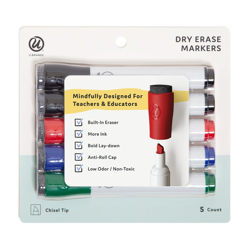 U Brands Dry Erase Markers, 