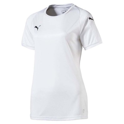 Женский трикотаж с коротким рукавом Puma Liga Logo Crew Neck 703426-14