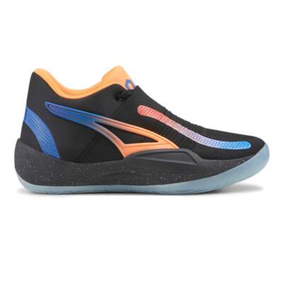 Мужские черные кроссовки Puma Rise Nitro Rj Basketball Спортивная обувь 37738802