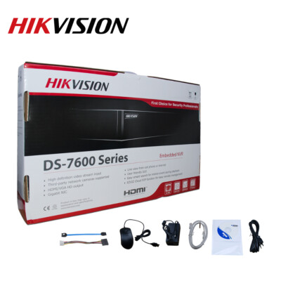 HIKVISION 4CH CHANNEL 4K 8MP  NVR Security IP POE Recorder DS-7604NI-K1/4P