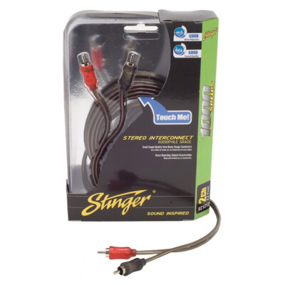 Stinger 3 Ft. 2-Channel Coaxial RCA Stereo Interconnect Cable