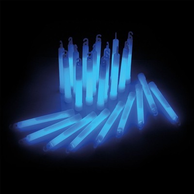 Power-Knicklichter KNIXS blau Outdoor Signallicht Leuchtstab 25er Pack