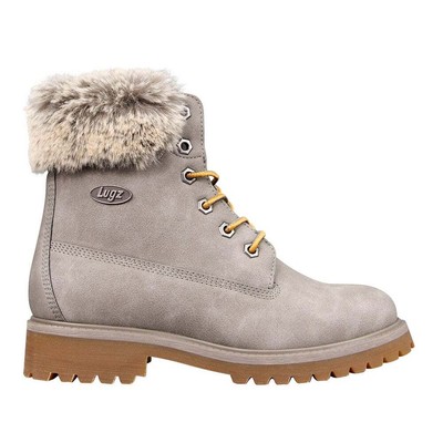 

Lugz Convoy Женские повседневные ботинки на шнуровке из искусственного меха, размер 8,5 B WCNYFD-0426, Grey, Lugz Convoy Faux Fur Lace Up