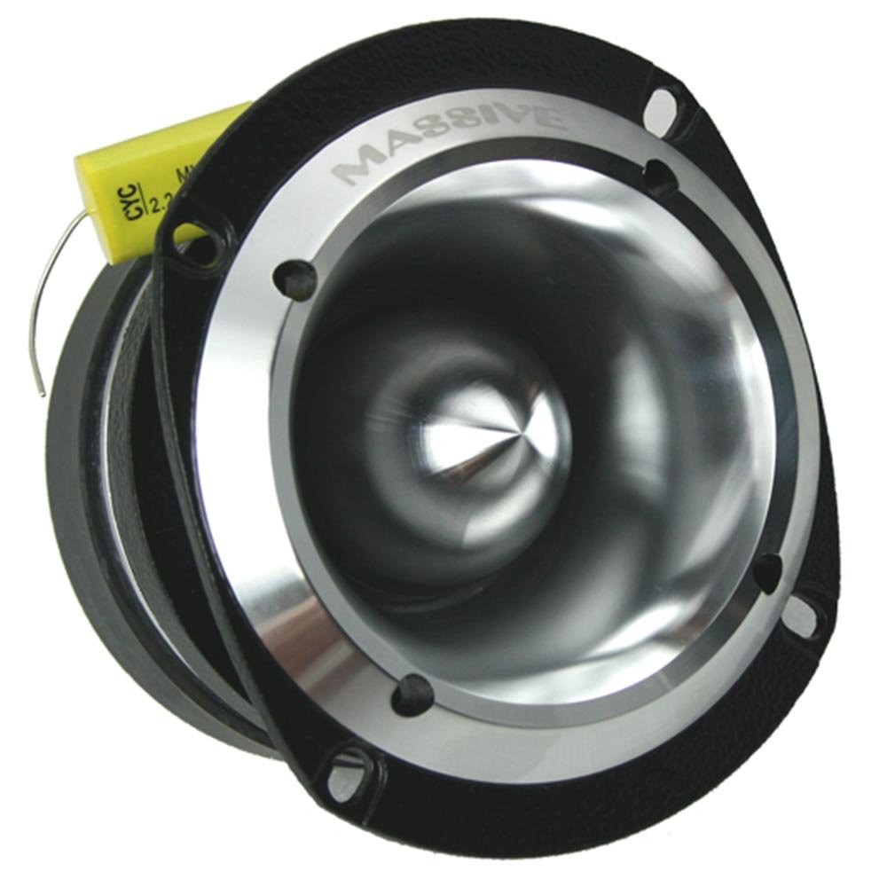 Massive Audio T50 – 60w / 300 Watts Peak Super Bullet Car Audio Tweeter,