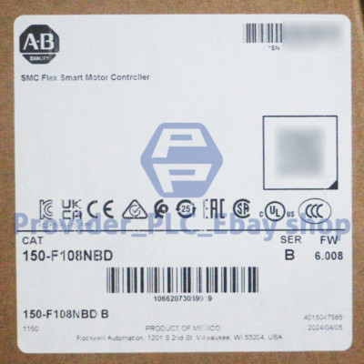 New Allen-Bradley 150-F108NBD SMC Flex Smart Motor Controller 150-F108NBD