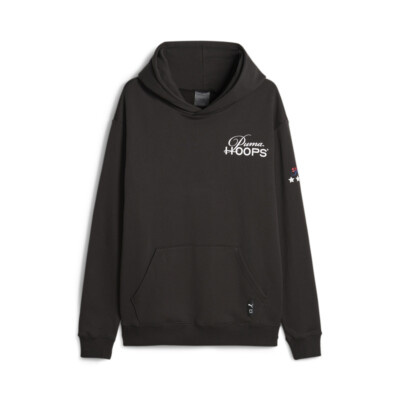 Мужская черная повседневная верхняя одежда с капюшоном Puma Franchise Graphic Hoodie 62199801