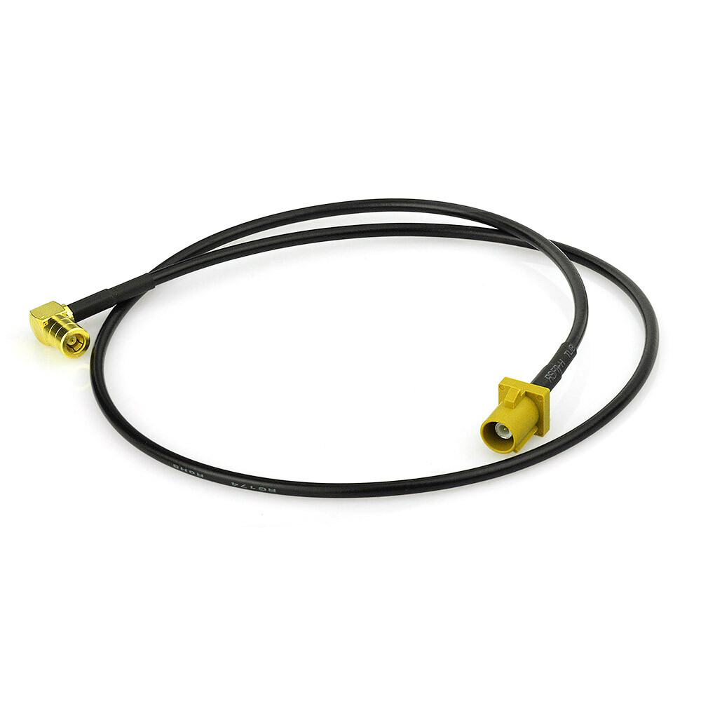Satellite Radio Antenna Adapter Fakra Curry Code K Male to SMB RA Pigtail Cable