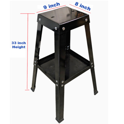 Universal 4 Legs Bench Grinder Buffer Vise Stand w/ Tool Tray Grinder Stand