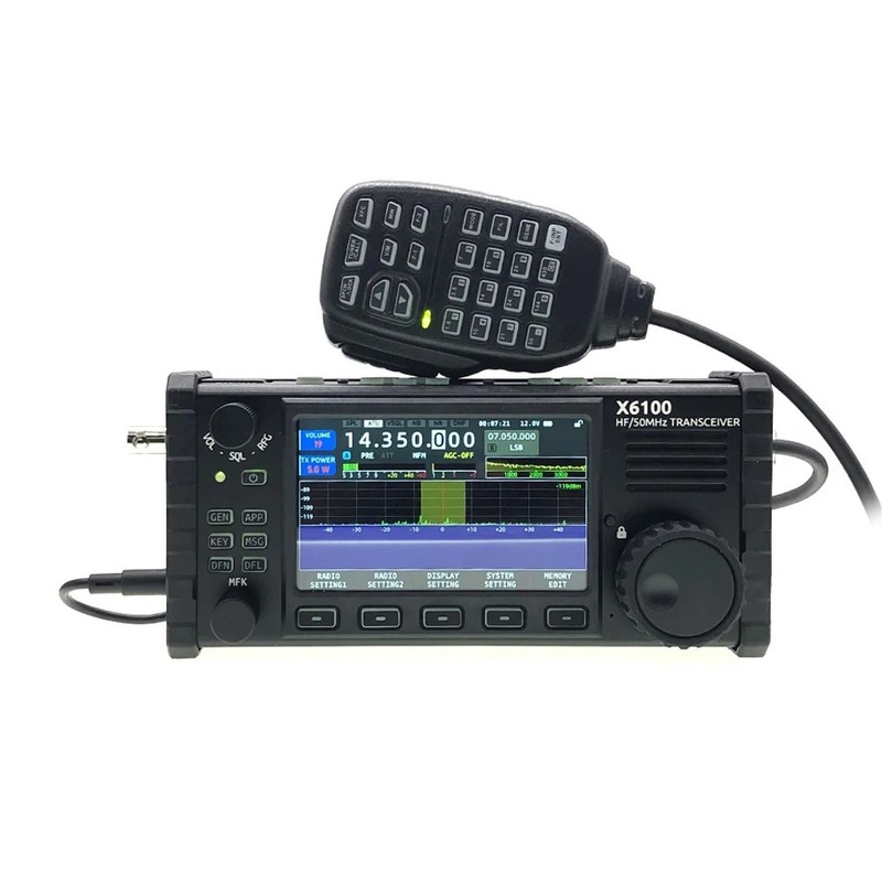 Xiegu X6100 50MHz HF Transceiver All Mode Transceiver Portable SDR Shortwave Tra