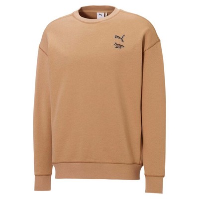 

Puma Maison Kitsune X Толстовка с круглым вырезом Мужская размер  532324-96, Коричневый