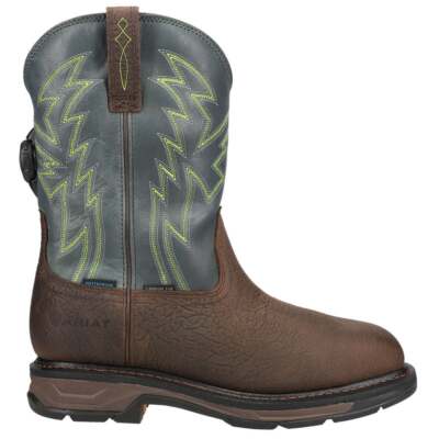 

Ariat Workhog Xt Boa Водонепроницаемая рабочая обувь с композитным носком Коричневая рабочая защитная обувь, Коричневый, Ariat Workhog Xt Boa Waterproof Composite Toe Work