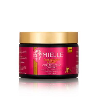 Mielle Pomegranate & Honey Coil Sculpting Custard for Curly Hair 12oz