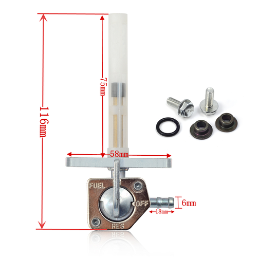 Fuel Petcock Valve kit For HONDA XR50 XR70 XR80 XR100 R CRF80 CRF100 150 F