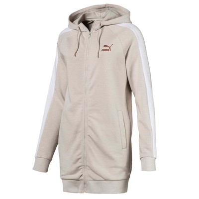 

Puma Kiss Artica T7 Full Zip Hoodie Womens Размер  Повседневная верхняя одежда 577425-45, Бежевый