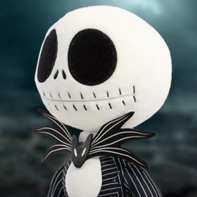 QMx Disney Nightmare Before Christmas Jack Skellington Zippermouth 9  Plush