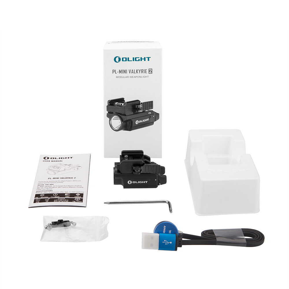 OLIGHT PL-MINI Valkyrie 2 600 Lumens Magnetic Rechargeable Pistol Tactical Light