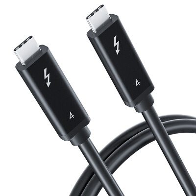 Thunderbolt 3 Cable 0.8M 40Gbps 100W 5K Fast Charging USB C Male to TB3 20V 5A