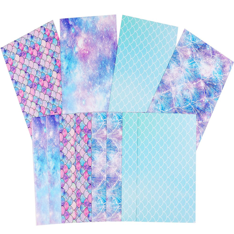 Birthday Wrapping Paper for Girls Kids Women Men - Mermaid Galaxy Gift Wrap Pape