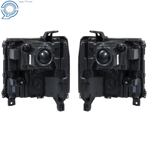 HID/Xenon Headlights For 2016-2018 Chevy Silverado 1500 w/ DRL Chrome RH+LH