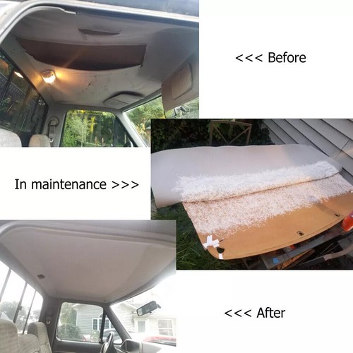 Headliner Fabric Automative Roof Lining DIY Replacement Repair Foam Backing
