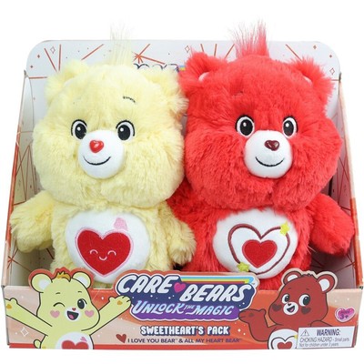 CARE BEARS SWEETHEARTS PACK I LOVE YOU BEAR & AII MY HEART BEAR * BRAND NEW *
