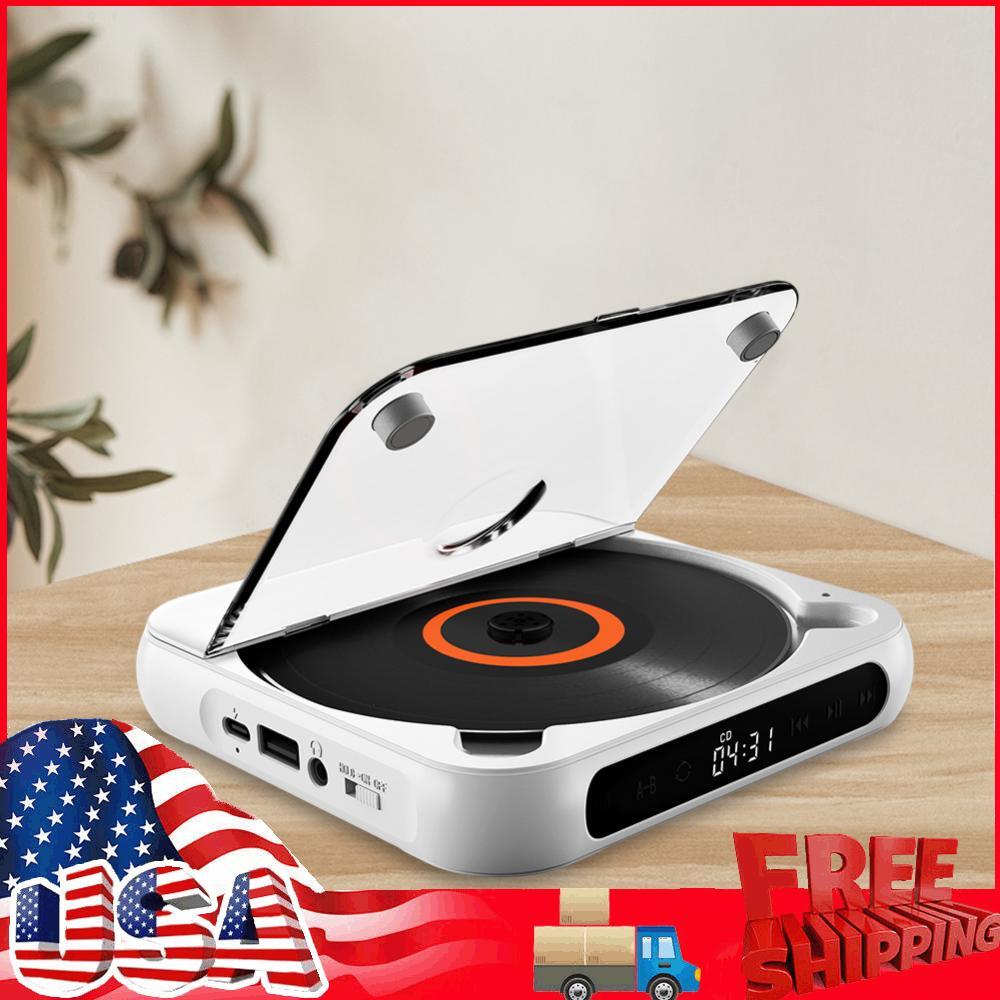 Lcd Screen Mini Cd Player A-b Repeat For Home Car