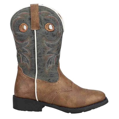 

Roper Daniel Distressed Saddle Embroidery Square Toe Cowboy Youth Boys Brown Ca, Коричневый, Roper Daniel Distressed Saddle Embroidery Square Toe Cowboy Yout