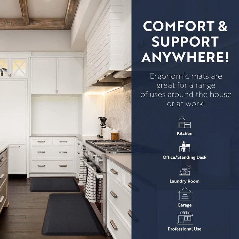 3/4" Thick Superior Comfort, Relieves Pressure, All Day Ergonomic Stain Resistan