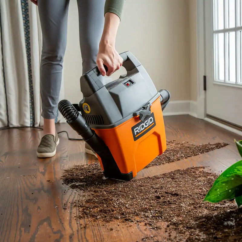 Rigid Wet Dry Vacuum Small Portable Shop Vac Cleaner Hose Lightweight 3Gal. NEW