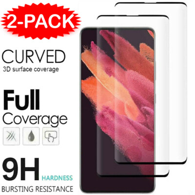 For Samsung S24 S23 S22 Ultra S21 Plus S20 FE Tempered Glass Screen Protector